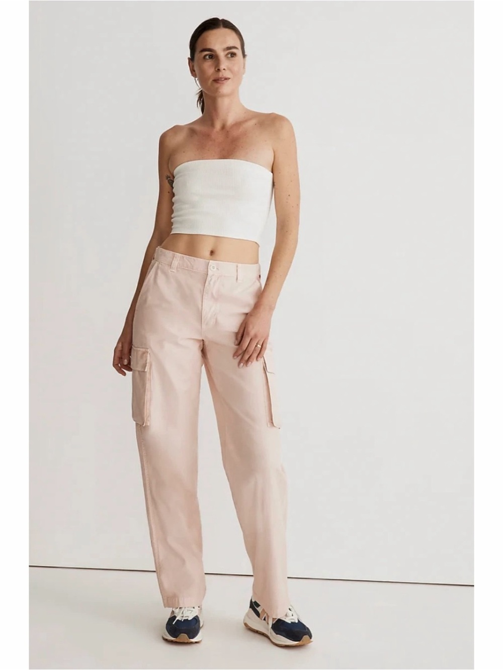 Madewell Garment-Dyed‎ Low-Slung Straight Cargo Pants